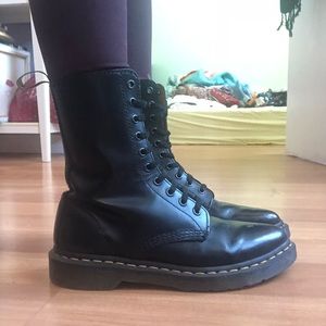 Pointed toe Doc martens